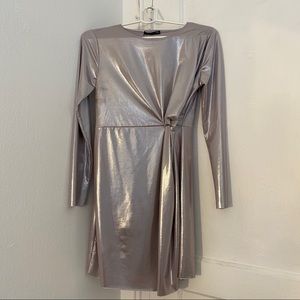 Shinny metallic dress